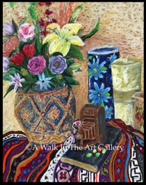 Candles Flowers and Colors